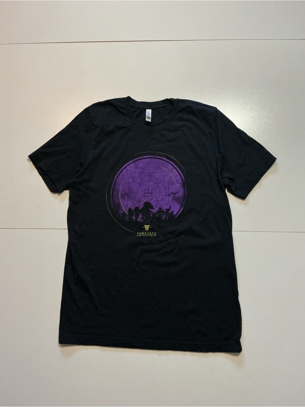 Destiny 2 Forsaken Launch Team Video Game Gaming Black Graphic S/S T-Shirt
